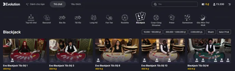 Cách đặt cược Blackjack Sin88