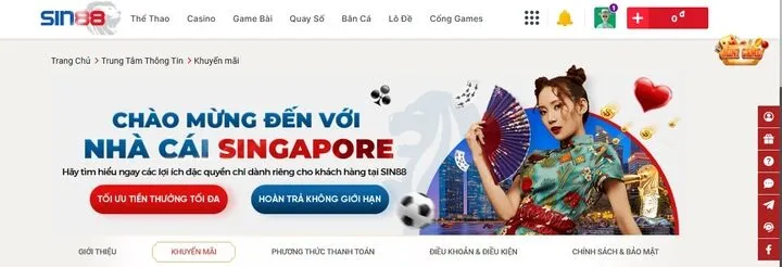 Một số lưu ý khi tham gia Khuyến mãi Sin88