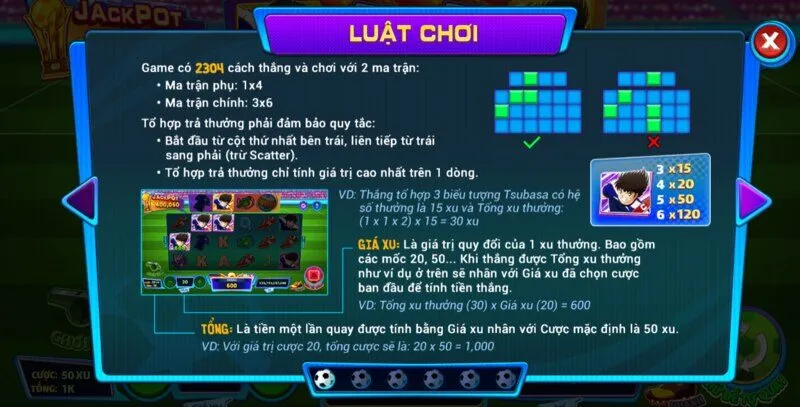 Luật chơi Giấc mơ world cup Sin88 chi tiết