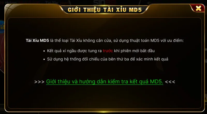 Thông báo quan trọng Tài xỉu MD5 Sin88