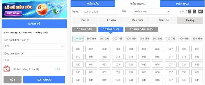 3 càng nhận thưởng lớn trong lô đề truyền thống Sin88